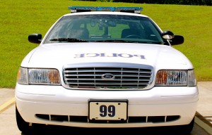 Police Car Closeup